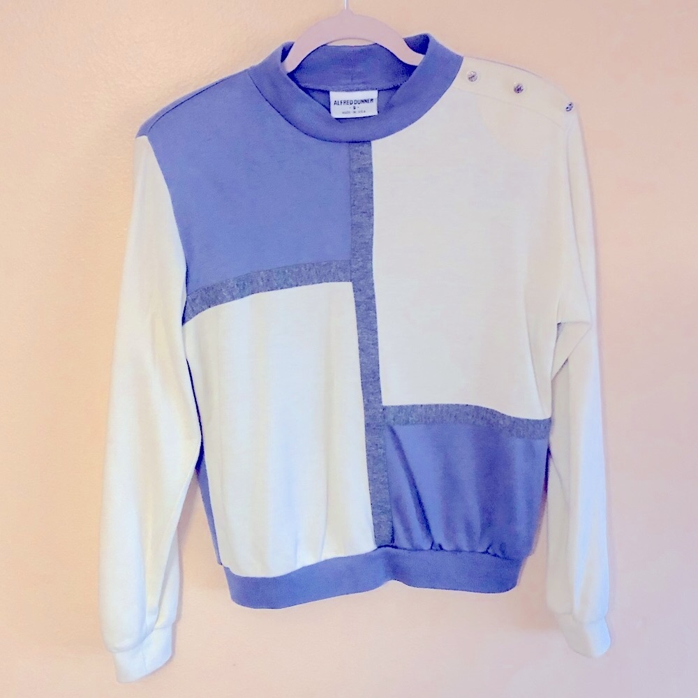 Multi color beautiful crew long sleeve sweater sleeve